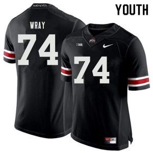 NCAA Ohio State Buckeyes Youth #74 Max Wray Black Nike Football College Jersey BUP6645TE